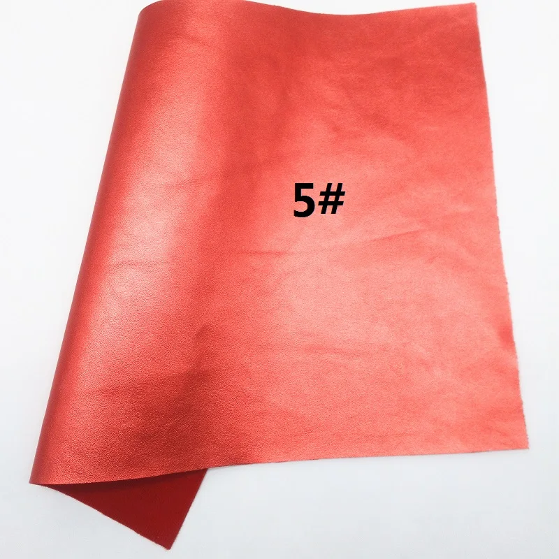 Красная Лоскутная блестящая холщовая простыня, " x 11" бумага с блестками, лист из искусственной кожи, массивная бабочка для волос с блеском& ткань для сережек XM006 - Цвет: 5