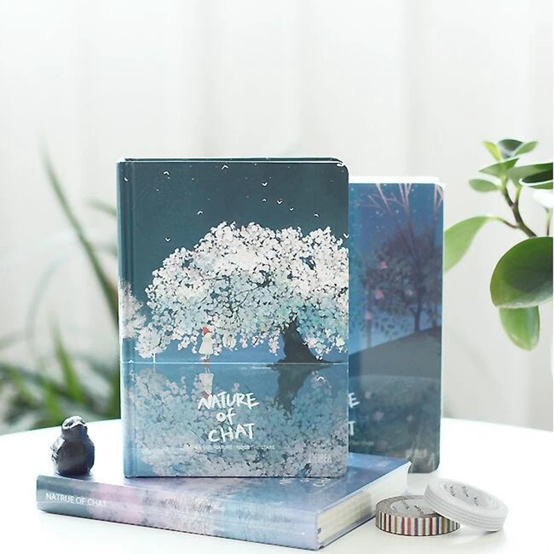 

Starry Girl Hard Cover Journal Diary Notebook For Friend Gift School Study Planner Notepad Stationery