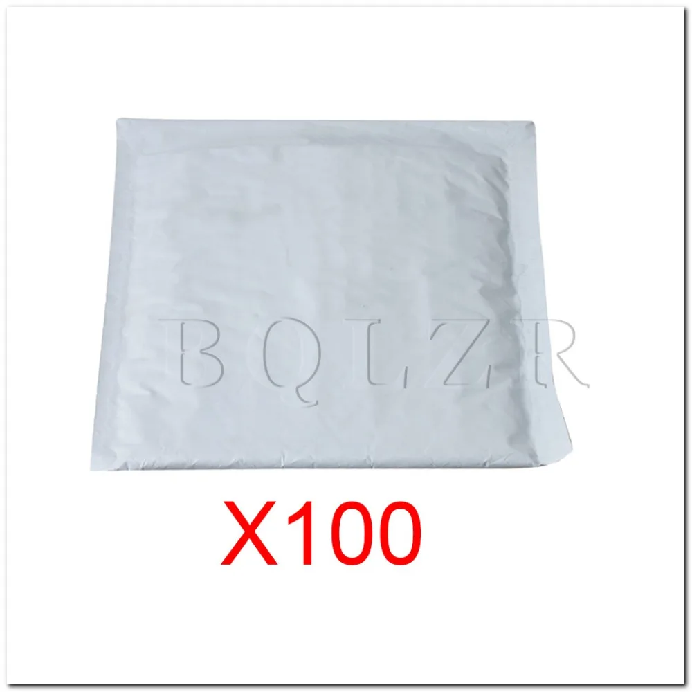 BQLZR 140x160mm White Waterproof Poly Bubble Mailers Padded Envelopes