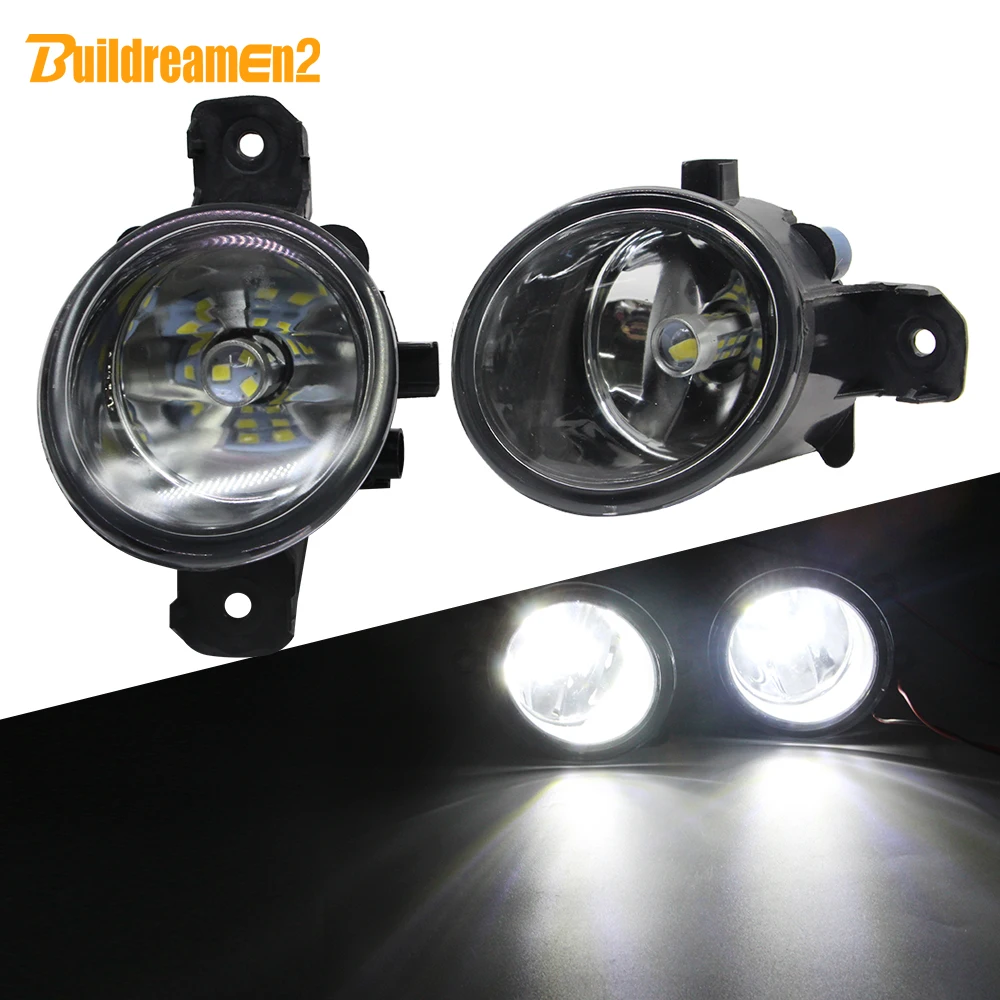 

Buildreamen2 For Renault Master 3/III Car H11 Fog Light Assembly Lampshade + Bulb DRL 12V Styling 2010 2011 2012 2013 2014 2015