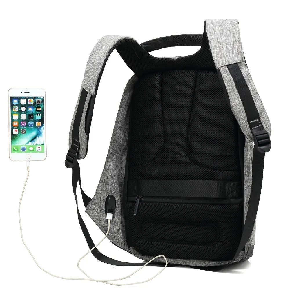 travel backpack with hidden zipper