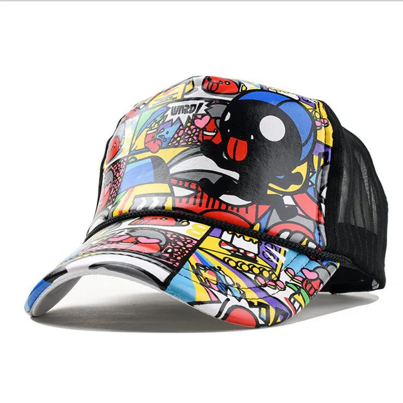 

Men's Casual Caps Summer Breathable Mesh Baseball Cap Women Sun Cap UV Protection Sports Snapback Hats For Unisex