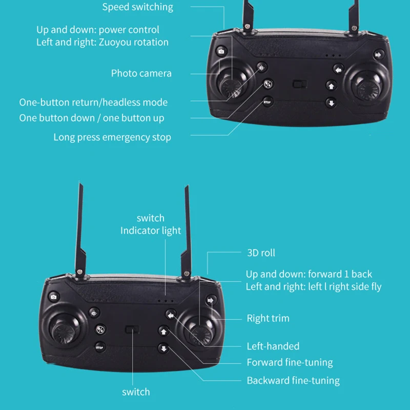 Вертолет WiFi FPV RC Дрон с камерой 1080P широкоугольный HD 2MP 5MP воздушный видео RC Квадрокоптер самолет Квадрокоптер игрушки для детей