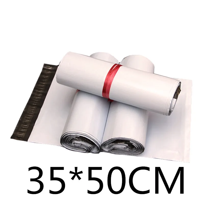 35*50CM White PE Poly Self Seal Courier Mailer Express Courier Post Bag