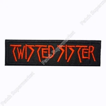 Twisted Sister логотип музыкальная рок-группа вышитая железо на и нашивка на одежду тяжелая металлическая Заказная заплата