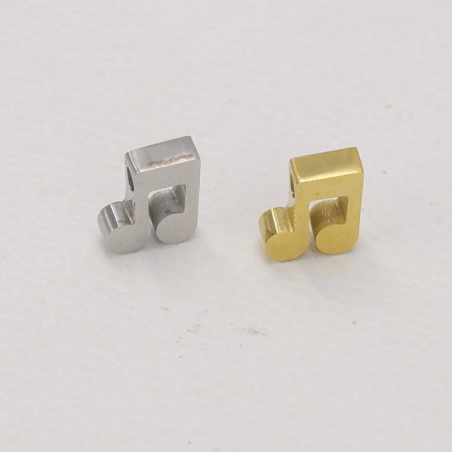 Jaymaxi Mirror Polished Music Note Beads 1.8mm Hole Stainless Steel Charms DIY Making Jewelry 3*8mm Wholesales 20piece/lot Jaymaxi Mirror Polished Music Note Beads 1.8mm Hole Stainless Steel Charms DIY Making Jewelry 3*8mm Wholesales 20piece/lot