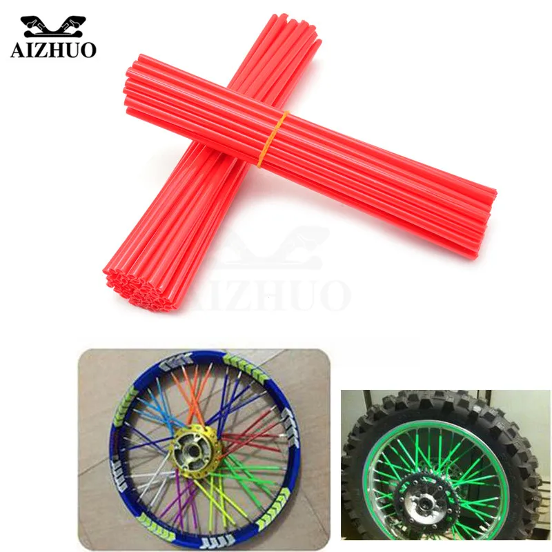 Universal Motorcycle Wheel Spoke Rim Skins Cover Wrap Tube Decorated For KTM 500XC-W/EXC 505SX-F/XC-F 525SX/SX-R/XC/XC-W/EXC-R