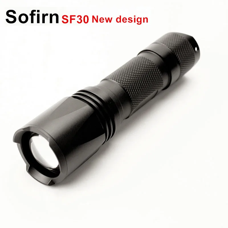 

Sofirn SF30 Powerful Zoomable LED Flashlight AAA 18650 CREE XM-L2 LED Tactical Flashlight Military Cycling Camping Lanterna LED