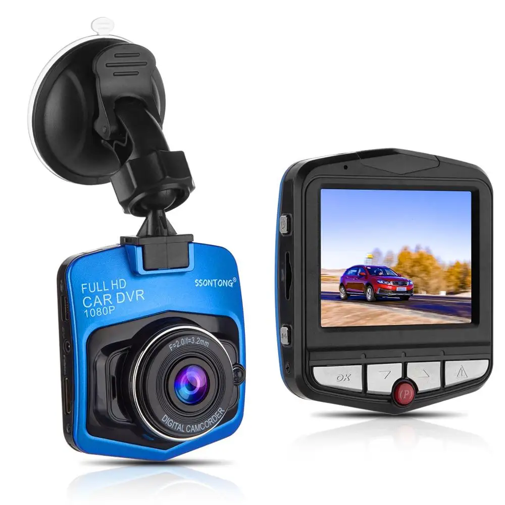 A1 мини автомобильный черный ящик Dashcam Full HD 1080P видео регистратор g-сенсор с датчиком движения и ночным видением - Название цвета: Синий