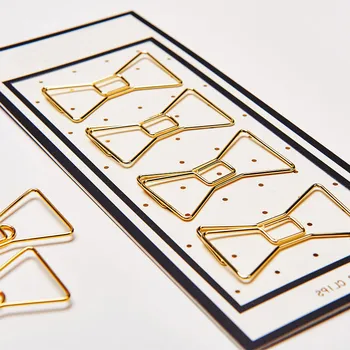 

Gold Color Butterfly Sharp Bookmark Paper Clips Index Separator Accessories for Notebook Organizer Planner Inner Pages