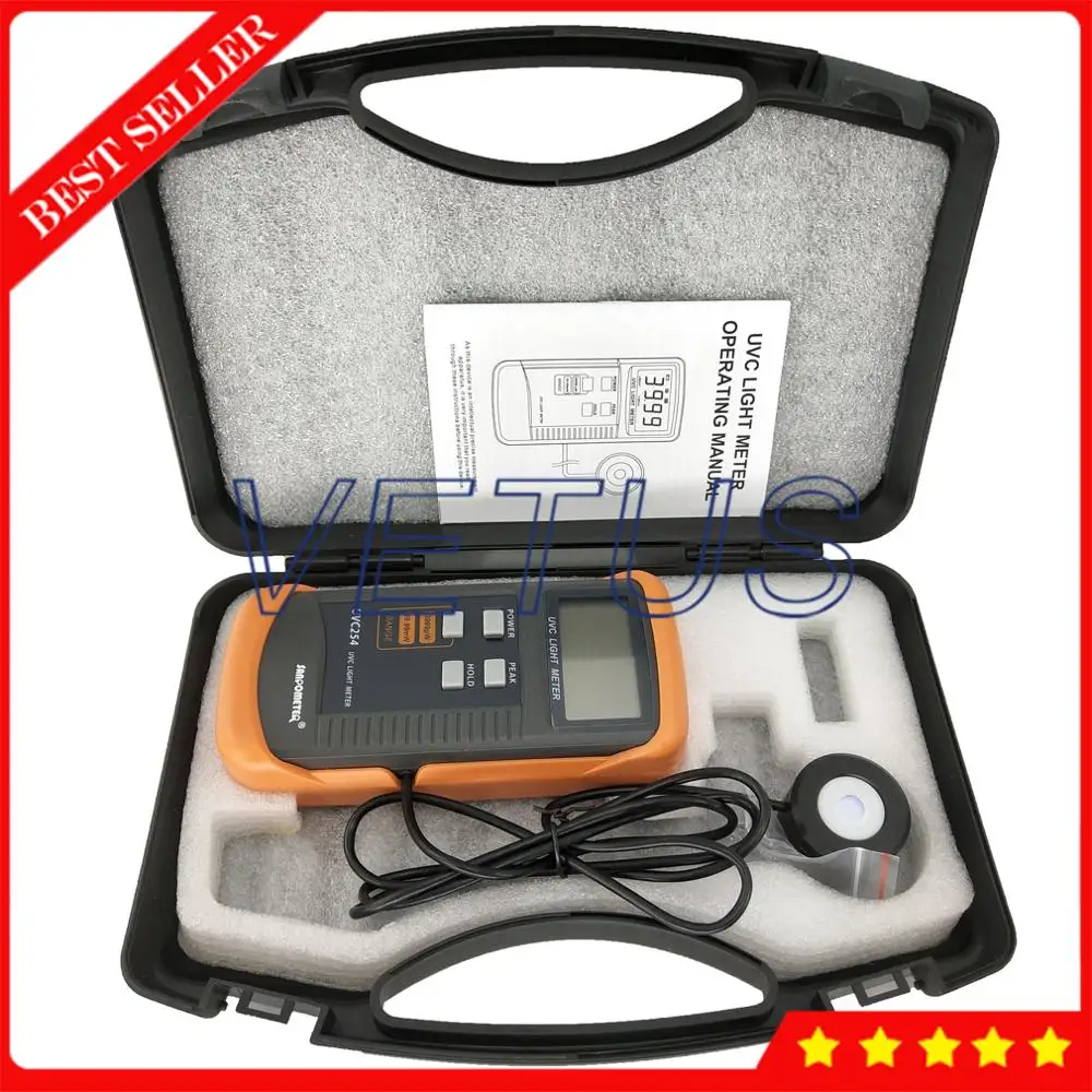 Digital Luminometer Professional UV Intensity Meter UVC254 of UV