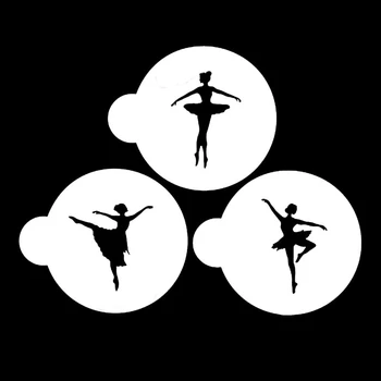 

Wedding Cakes Fondant Stencils Set Ballerina Girl Moulds For Cookie Kitchen Decorating Cake Tools Cake Top Stencil Mold E021