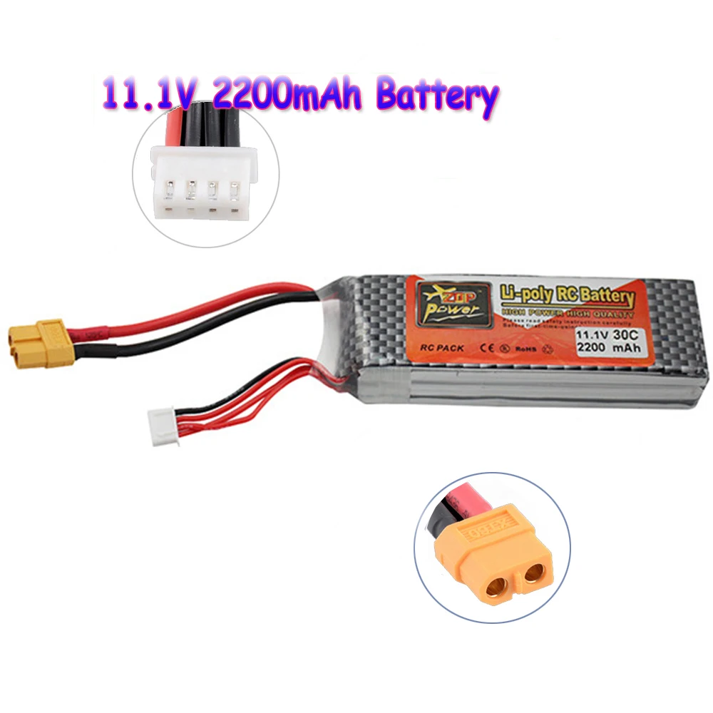 

ZOP Lipo Battery 11.1V 2200Mah 3S 30C Max 35c XT60 / T Plug For RC Helicopter Qudcopter Drone Truck Car Boat Bateria wholesale