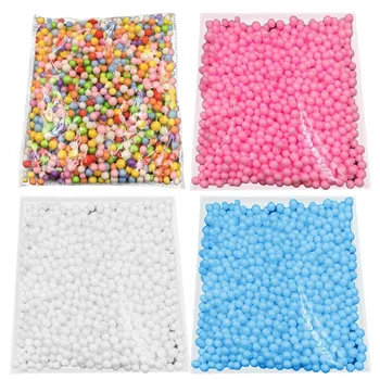 

4 Packs Mini Foam Decorative Colorful Balls for Gift Box Filler DIY Doll Toys Wish Bottle Filler Art Accessories Craft Gifts