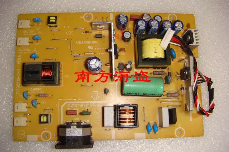 

Free Shipping>Original 2219Vg TFT22W90PS 715G2510-2-4 VER: B Power Board ChanHong-100% Tested Working