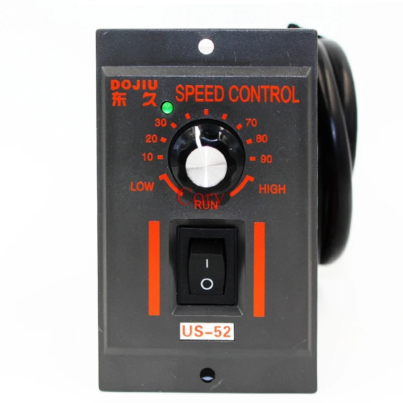 

1PC US-52 220V AC Motor Speed Controller forword backword with filter capacitor ac regulator motor control CCW/CW