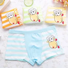 Нижнее белье для мальчиков; трусы-боксеры; короткие трусы; calcinha infantile; детские короткие H3055-4P для мальчиков