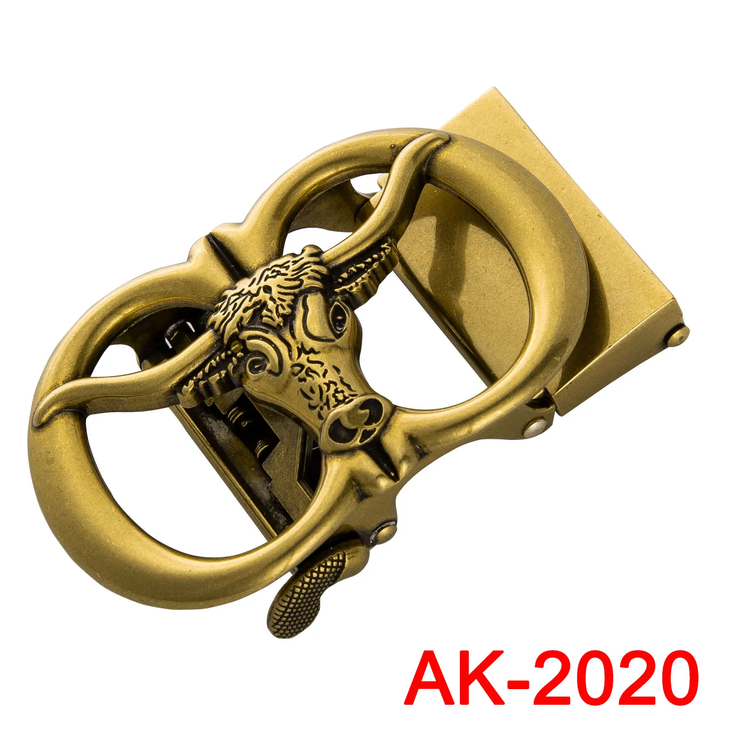 AK-2111 New Fashion Designer Automatic Metal Belt Buckles for Men Animal Fashion Gold Snake Cowboy Belt Buckles for belt 3.5cm - Цвет: AK-2020
