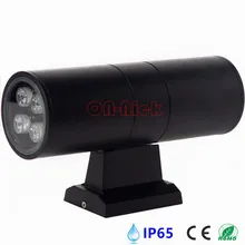 8 Вт светодиодный настенный светильник Наружное освещение AC85-265V двойной 2x4 Вт вверх и вниз светодиодный путь Parch Road садовый светильник CE& ROHS