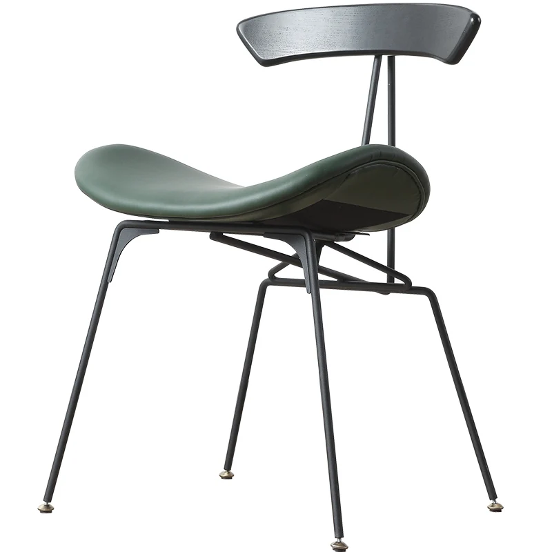 Dining Room Furniture Chair Home Minimalist Modern Northern Europe Iron art Recreational Cafe Back Chairs | Мебель