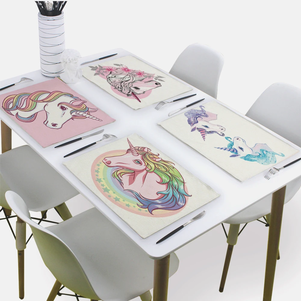 

Unicorn Birthday Gift Unicorn Party Decorations Pillowcase Table Mats Gifts Unicorn Decoration Party Decor Kids Birthday Party