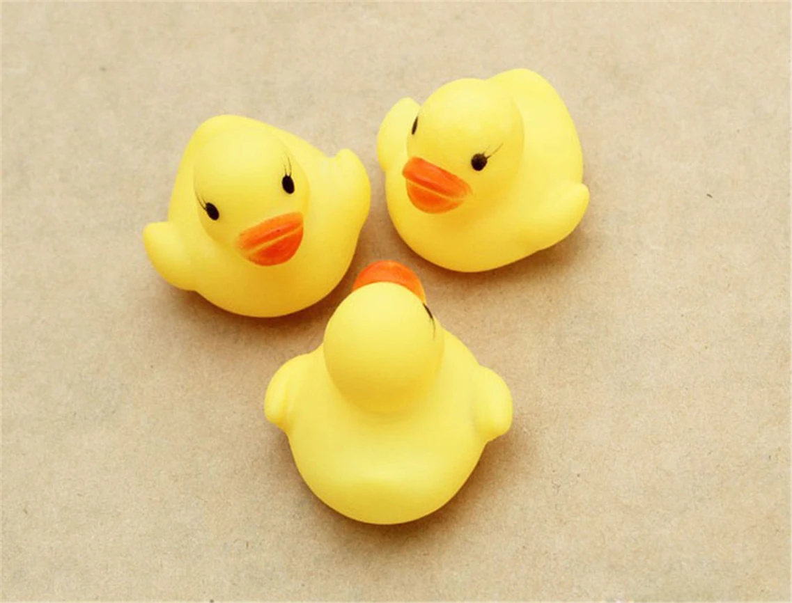 Плавающие игрушки надувная дюжина (12) резиновая утка Ducky детский душ сувениры на