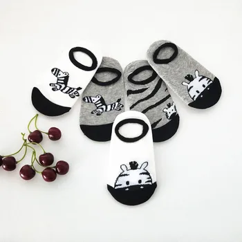 

5 Pairs/lot Kawaii Animal Print Socks Cartoon Cotton Baby Boys Girls Soft Socks Cute Fashion Socks Spring Autumn