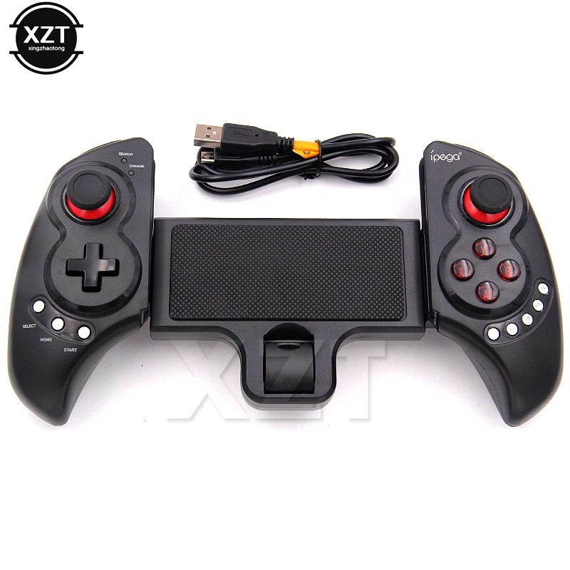 

PZ 1PCS Wireless Bluetooth NEW Telescopic Game Gamepad Android High quality Controller PG 9023 LED