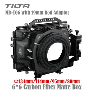 

TILTA MB-T06 6*6 Carbon Fiber Matte Box (swing-away) with 19mm Rod Adaptor for RED ARRI ALEX Mini Camera Cage Rig