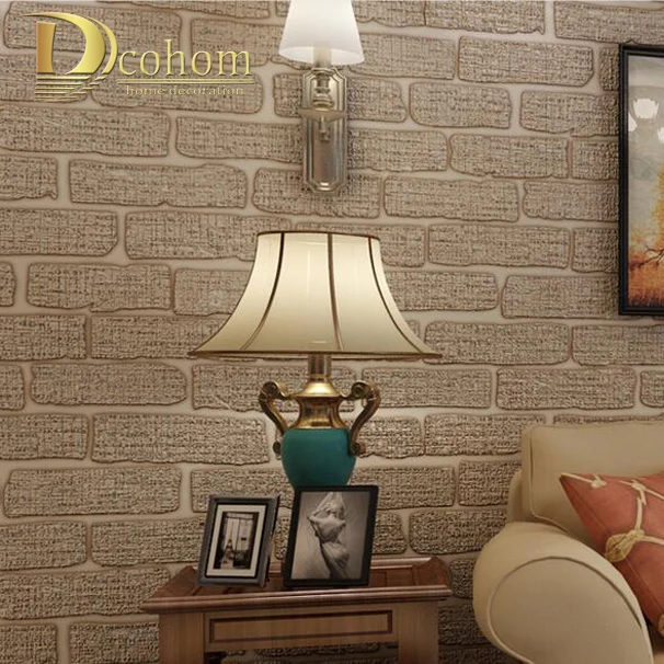 Mediterranean Beige Green Grey Brown Embossed Brick Wall Wallpaper Bedroom Living room Modern Decoration 3D Wall paper Mediterranean Beige Green Grey Brown Embossed Brick Wall Wallpaper Bedroom Living room Modern Decoration 3D Wall paper