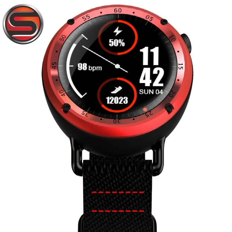 

SOVOGU G33 Smart Watch with Bluetooth Smartwatch Sports Track Record Independent GPS Wristwatch for Android Phone Wearable