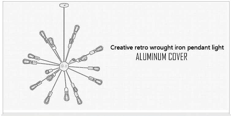 wagon wheel chandelier Creative Vintage Retro Led Indoor Chandelier Loft Industrial Style Restaurant Kitchen Living Room Iron Lights Fixture Lamp Decor antler chandelier