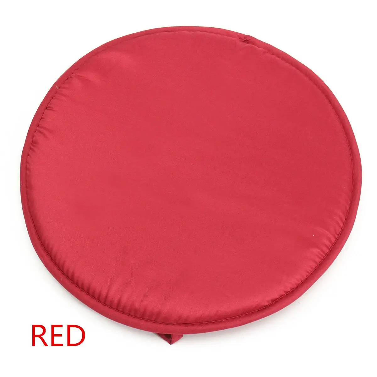 30 см круглый съемный стул подушки сиденья колодки для бистро галстук на кухне обеденный дом - Цвет: Красный