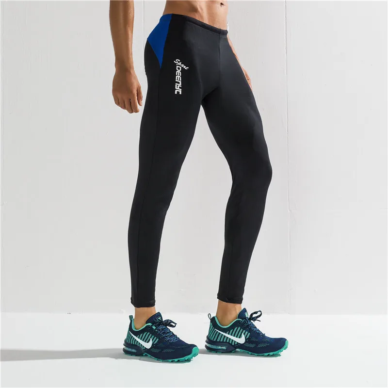 Man Leggings Sweat Pants Clothing Men's Sweatpant Man Leggings Tights Slim Quick Dry Compression High Elastic Fitness Trousers