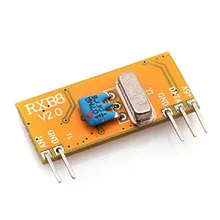 As melhores ofertas 433m alta sensibilidade módulo receptor de controle remoto sem fio rxb8 dc 2.4 5 5v