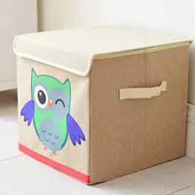 Японская сова мультфильм корзина для хранения детей забавная игрушка корзина для хранения дома складной макияж Органайзер Косметика Макияж