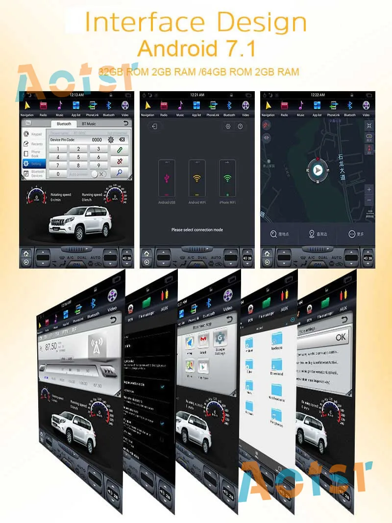 Top Tesla Style 12.1"BIG Screen Quad Core Android6.0 NO Car CD DVD Player Stereo GPS Navigation Radio Receive FOR Lexus IS 2004-2010 12