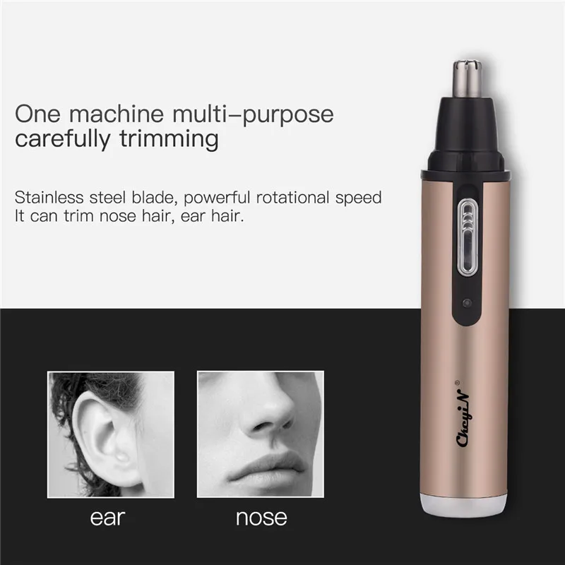 Электрический триммер для ушей и носа, Мужская бритва, USB ...