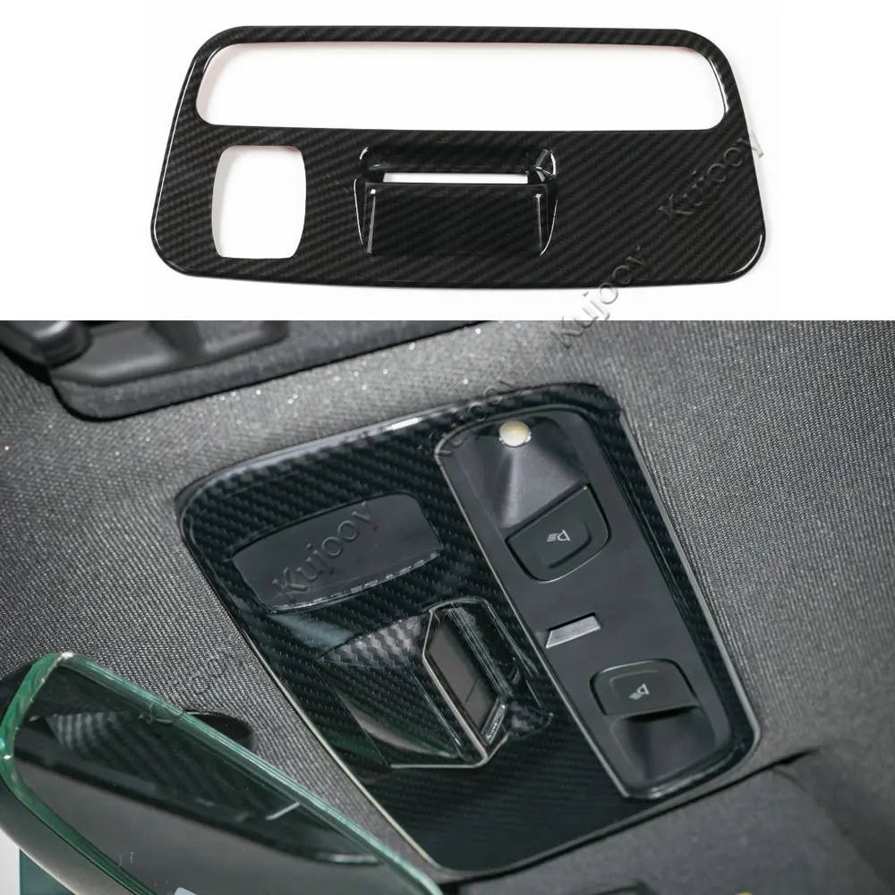

Carbon Fiber Grain ABS Front Reading Lamp Panel Cover Read Light Trim Cover Frame For Chevrolet Camaro 2017+ Car Styling