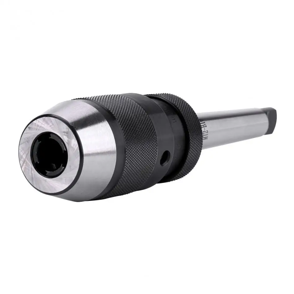 

0-13mm 1/2" Steel Self-tightening Keyless Lathe Drill Chuck and MT2-B16 Arbor Grinder Converter Chuck for Lathe Electric Drill