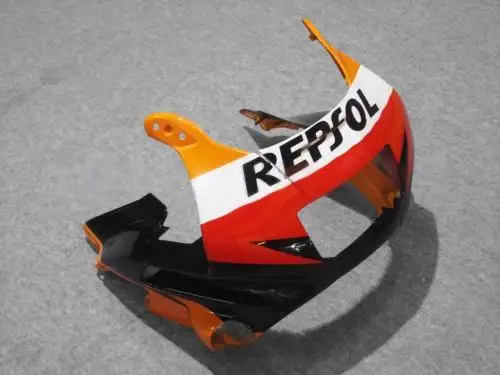 Пластик Подходит для HONDA CBR 600 F2 обтекатель комплект 1991 1992 1993 1994 orange черный Обтекатели Repsol комплект CBR600 91 92 93 94 AS16