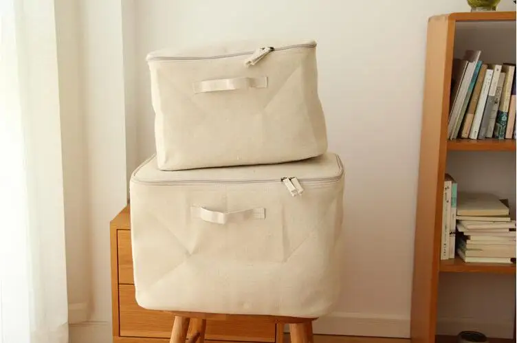 

Clothes Storage Box Organizer Underwear Clothing Storage Bag Organizer Box Bra Bedding Storage bag Japan Style Home Storage