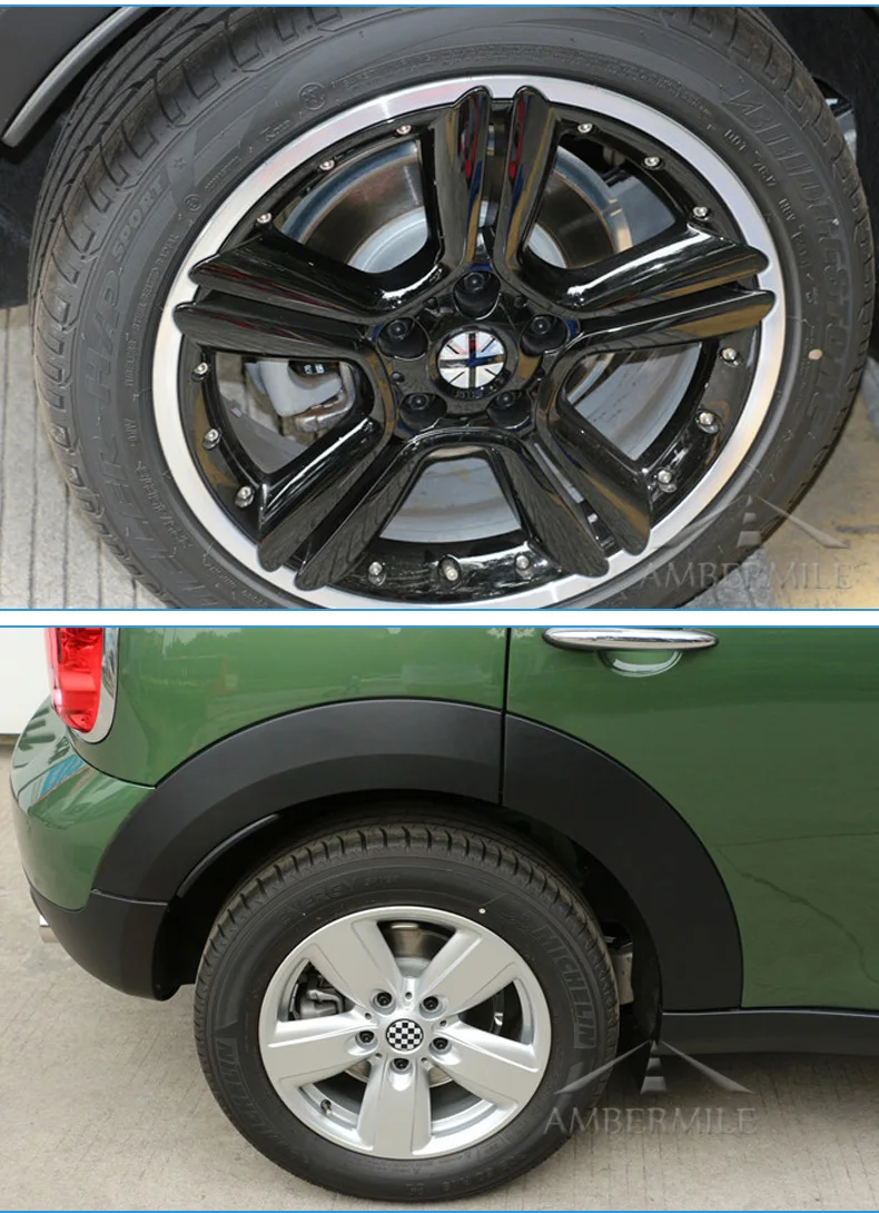 Car Wheel Center Hub Cap Stickers Rim Covers for Mini Cooper R56 R55 R60 R61 R53 R57 F54 F55 F56 F60 Car Styling (4)