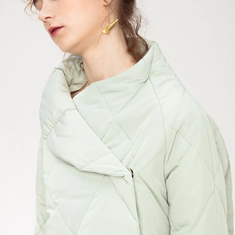 Mode Asymétrique Casual Light Couleur Corée Bouton De Manches Green Parka Hiver Couvert Pleine xitao Arrivée Zll2282 2018 Nouvelle Solide Zll2282 white Femmes Iwq7UPOC