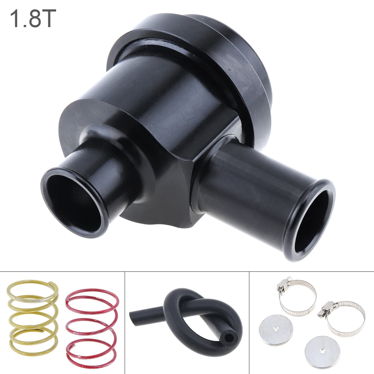 Universal Aluminum Black Racing Turbo Charger Blow Off Valve BOV Blow