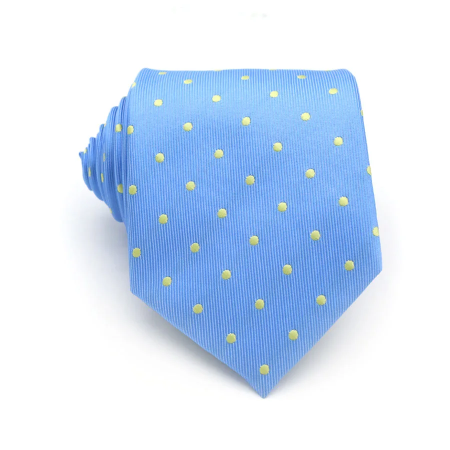 16 цветов, модный мужской галстук, 8 см, шелк, галстук, жаккардовый, в горошек, на шею, галстуки, галстуки для мужчин, для бизнеса, свадьбы, вечеринки - Цвет: XT46