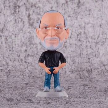 

APPLE Cute version Steve Jobs Figure Model Dolls Toys 8cm