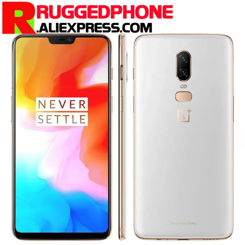 Original OnePlus 6 8GB 128GB Snapdragon 845 Octa Core AI Dual Camera 20MP+16MP Face ID Unlock Android 8 Smartphone Mobile phone