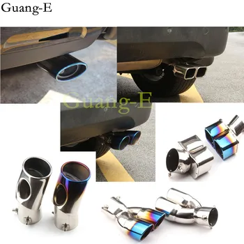 

Car muffler exterior end pipe dedicate stainless steel exhaust tip tail outlet 1pcs For Mitsubishi Outlander 2016 2017 2018