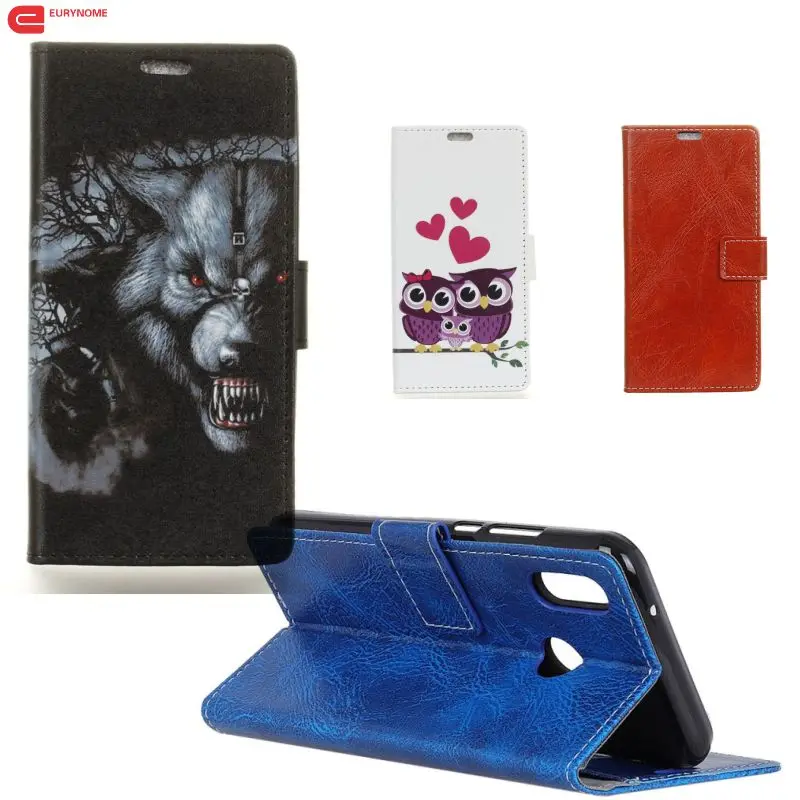 

Case For Huawei Honor 8X Max Case Flip Litchi Pattern Cartoon Wallet Card Pu Leather Stand Cover for Huawei Honor 8X Case